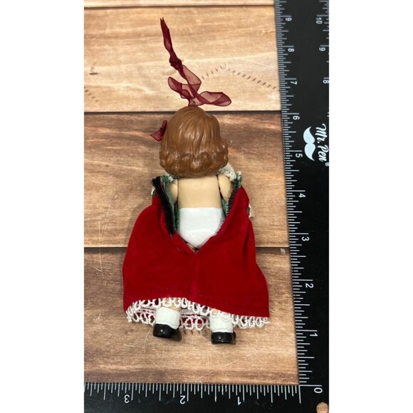 2003 HALLMARK KEEPSAKE ORNAMENT QX8219 MISTLETOE MISS BY NINA AUBE LITTLE GIRL - Picture 9 of 11